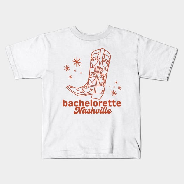 Nashville Bachelorette Party Kids T-Shirt by The Sparkle Report